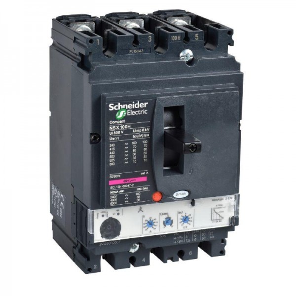  Выключатель авт. 3п 3т Micrologic 2.2M 150А NSX160H SchE LV430991 
