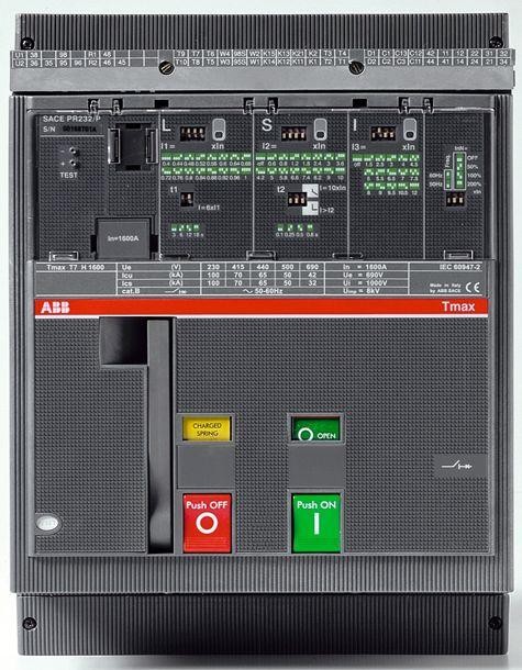  Выключатель авт. для защиты эл. двиг. 4п T7S 1250 PR231/P I In=1250А 4p F F M ABB 1SDA062889R1 