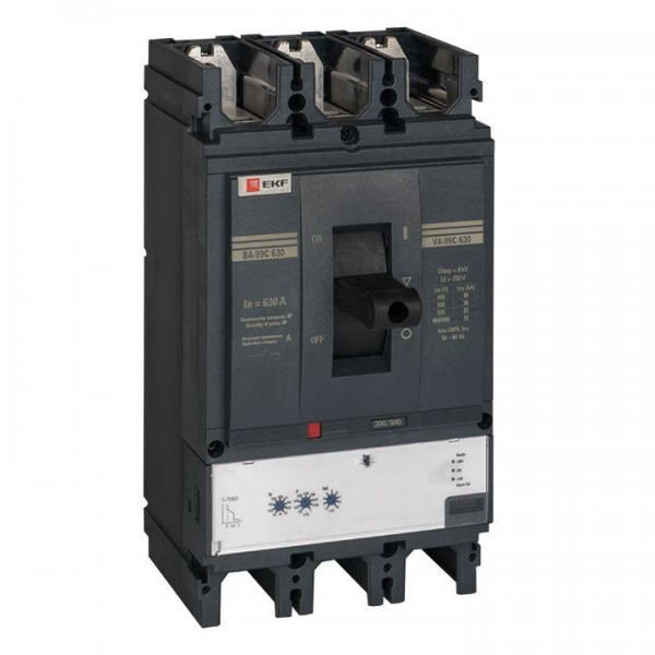  Выключатель автоматический 3п 630/630А 45кА ВА-99C Compact NS PROxima EKF mccb99C-630-630 