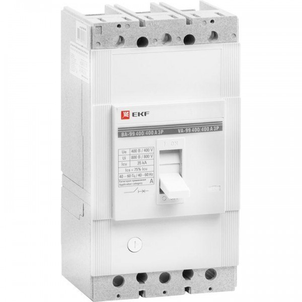  Выключатель автоматический 3п 400/315А 35кА ВА-99 PROxima EKF mccb99-400-315 