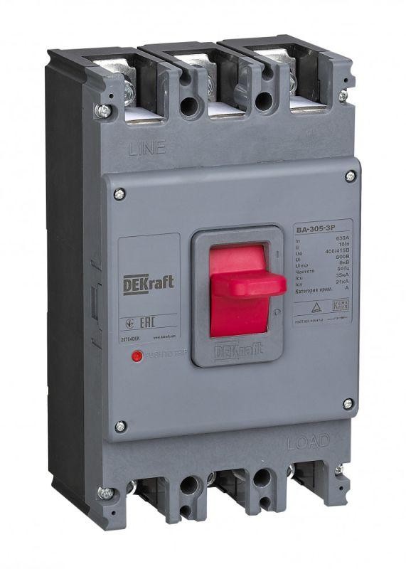  Выключатель автоматический силовой 3P 630А 35кА ВА-305 SchE 22764DEK 