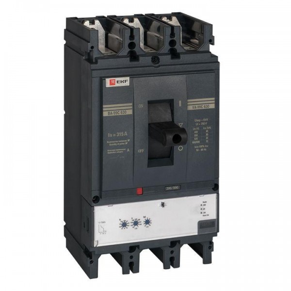 Выключатель автоматический 3п 630/315А 45кА ВА-99C Compact NS PROxima EKF mccb99c-630-315 