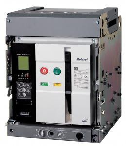  Выключатель автоматический воздушный 3п 1600А 65кА Metasol AN-16D3-16V M2D2D2BX AC6 U0 фиксирован. LS Electric 284906898B 