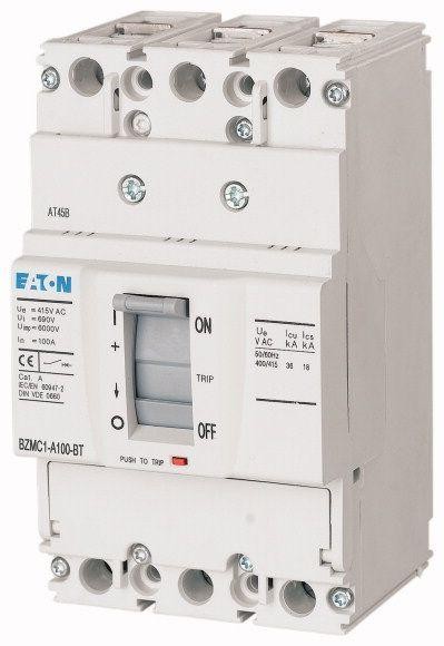  Выключатель автоматический 3п 100А 36кА 400/415В AC BZMC1-A100-BT EATON 131264 