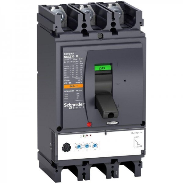  Выключатель автоматический 3п 3т 400А 200кА NSX400R Micrologic 2.3 SchE LV433602 
