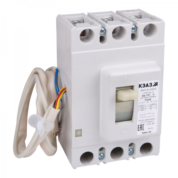  Выключатель автоматический 320А 3200Im ВА04-36-341810 УХЛ3 690В AC НР=24В AC/DC КЭАЗ 218183 