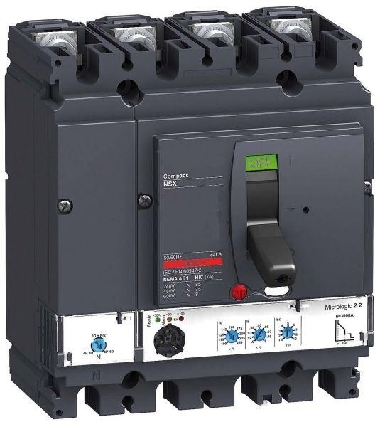  Выключатель автоматический 4п 4т 160А 50кА NSX160N Micrologic 2.2 SchE LV430785 