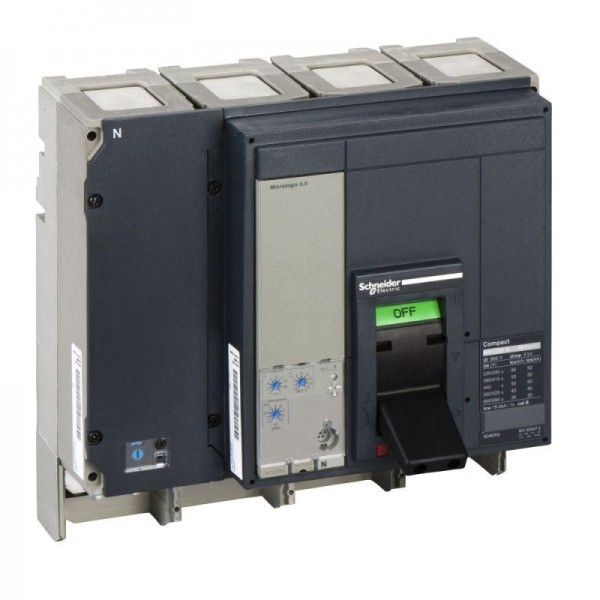  Выключатель автоматический 4п 4т 630А 70кА NS630b H Micrologic 5.0E SchE 34423 