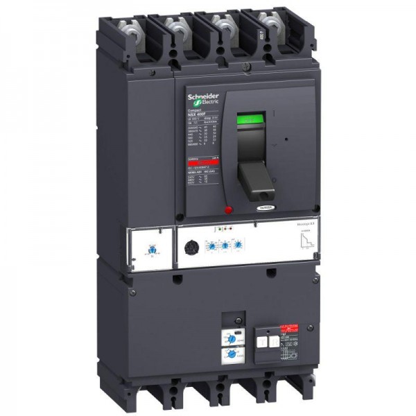  Выключатель автоматический 4п 4т 400А 50кА NSX400N Micrologic 2.3 VIGI MB SchE LV432734 
