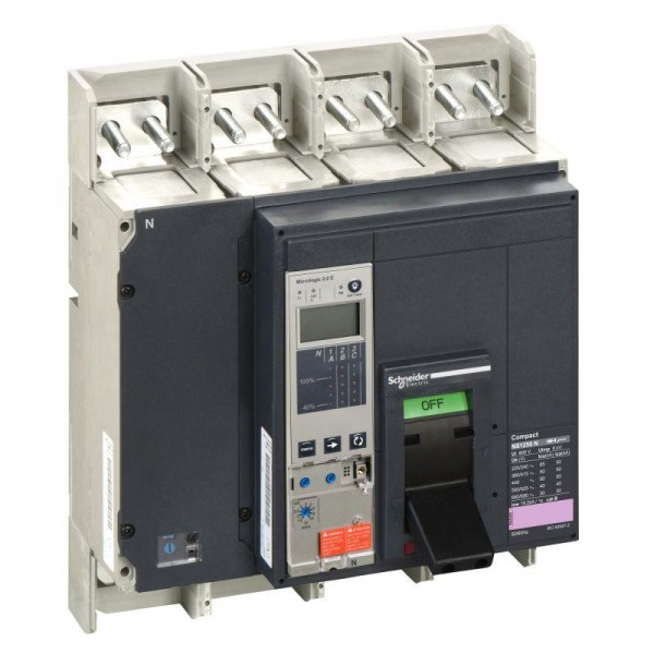  Выключатель автоматический 4п 4т 1250А 50кА NS1250 N Micrologic 2.0E SchE 34414 