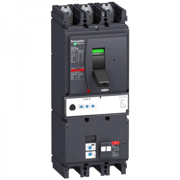  Выключатель автоматический 3п 3т 630А 36кА NSX630F Micrologic 2.3 VIGI MB SchE LV432931 