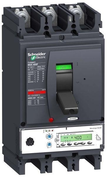  Выключатель автоматический 3п 3т 400А 70кА NSX400H Micrologic 5.3A SchE LV432701 