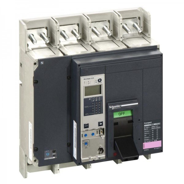  Выключатель автоматический 4п 800А 50кА NS800 N 4P + Micrologic 2.0A в сборе SchE 33237 