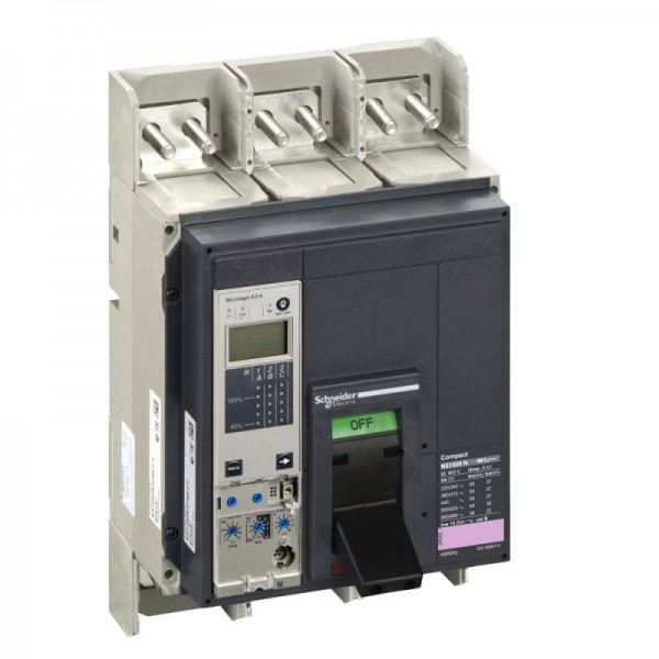 Выключатель автоматический 3п 1600А 50кА NS1600 N 3P + Micrologic 5.0A в сборе SchE 33363 