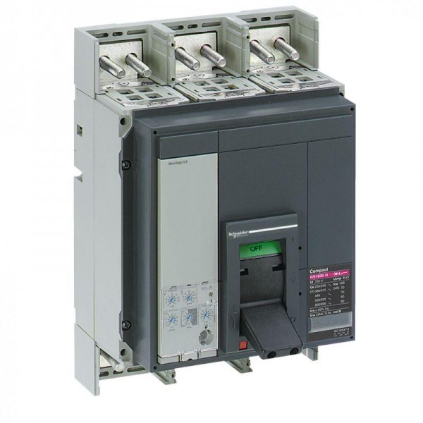  Выключатель автоматический 3п 1600А 70кА NS1600 H 3P + Micrologic 5.0 в сборе SchE 33569 