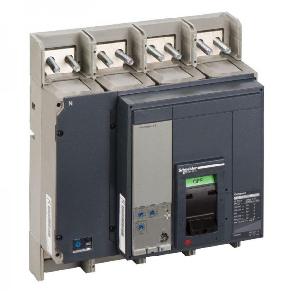  Выключатель автоматический 4п 1600А 50кА NS1600 N 4P + Micrologic 2.0 в сборе SchE 33484 