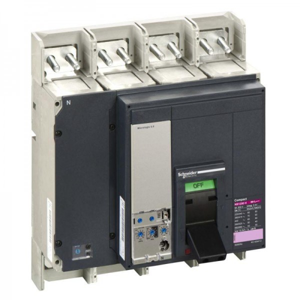  Выключатель автоматический 4п 1250А 70кА NS1250 H 4P + Micrologic 5.0 в сборе SchE 33567 