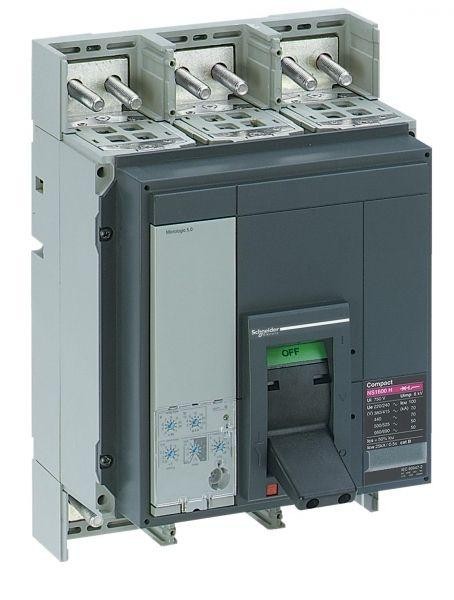  Выключатель автоматический 3п 1250А 70кА NS1250 H 3P + Micrologic 5.0A в сборе SchE 33358 
