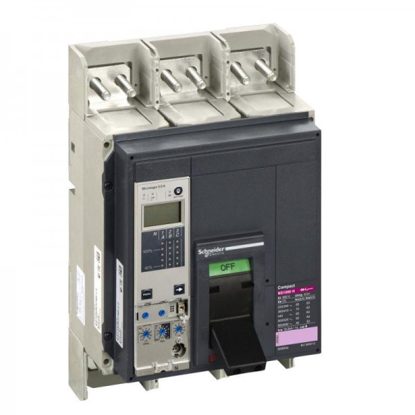  Выключатель автоматический 3п 1000А 70кА NS1000 H 3P + Micrologic 5.0A в сборе SchE 33348 