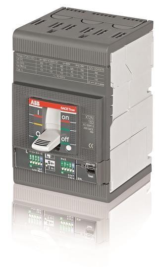  Выключатель автоматический 3п XT2H 160 Ekip LSI In=160А 3p F F ABB 1SDA067871R1 