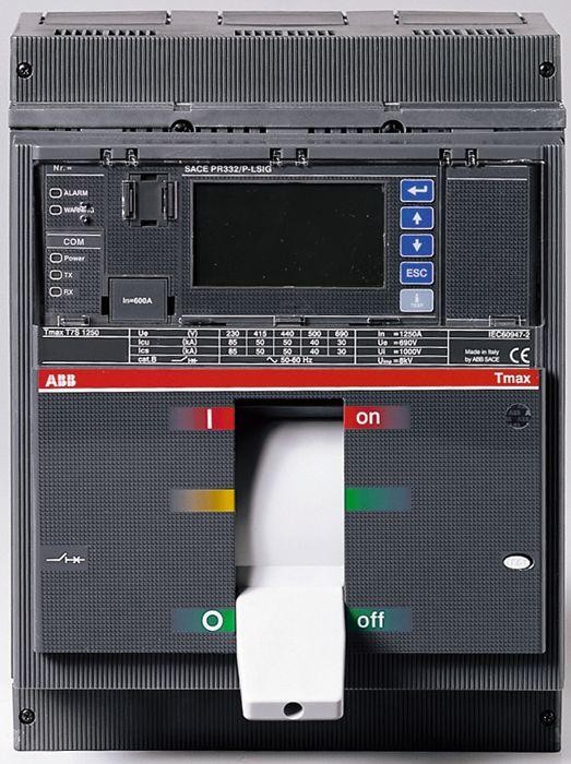  Выключатель автоматический 3п T7S 1250 PR332/P LSIRc In=1250А 3p F F ABB 1SDA062872R1 