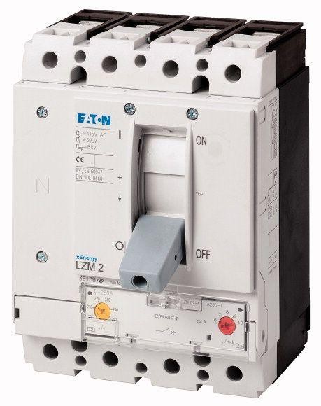  Выключатель автоматический 4п 250А 36кА LZMC2-4-A250-I EATON 116437 