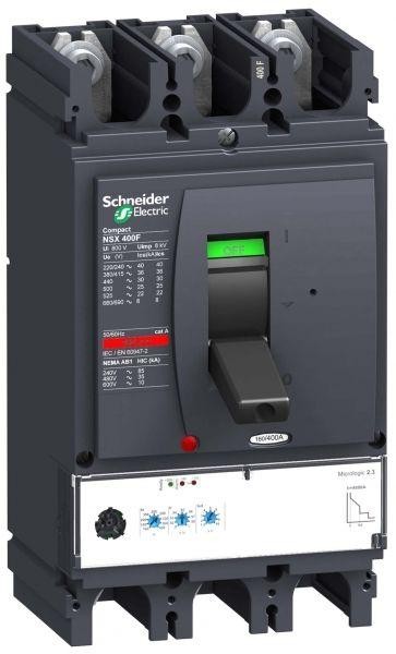  Выключатель автоматический 3п 3т 250А 36кА NSX400F Micrologic 2.3 SchE LV432682 