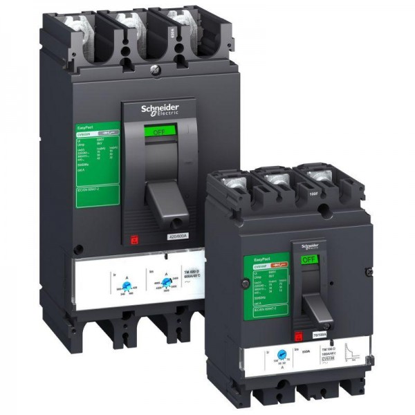  Выключатель автоматический 3п 100А 50кА EasyPact CVS100N TM50D 3P3D SchE LV510474 