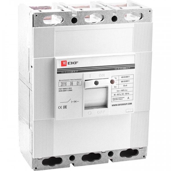  Выключатель автоматический 3п 800/1000А 35кА ВА-99 PROxima EKF mccb99-800-1000 