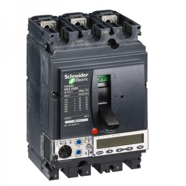  Выключатель автоматический 3п 3т 250А 50кА NSX250N Micrologic 5.2A SchE LV431880 