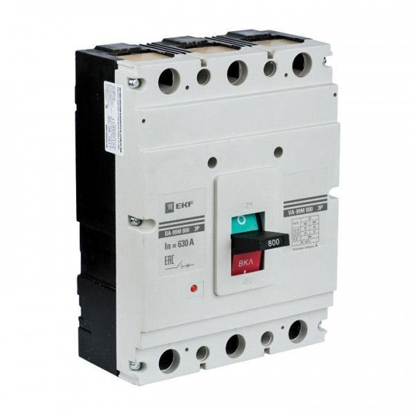  Выключатель автоматический 3п 800/800А 50кА ВА-99М PROxima EKF mccb99-800-800m 