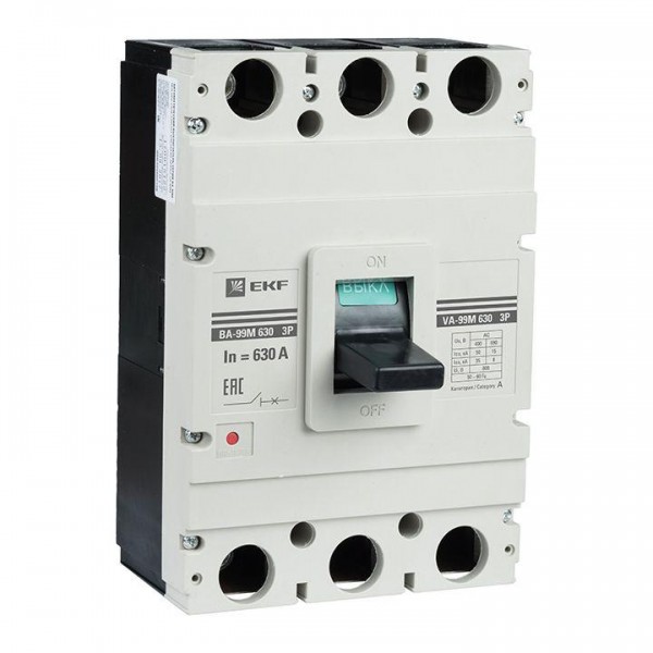  Выключатель автоматический 3п 630/500А 50кА ВА-99М PROxima EKF mccb99-630-500m 