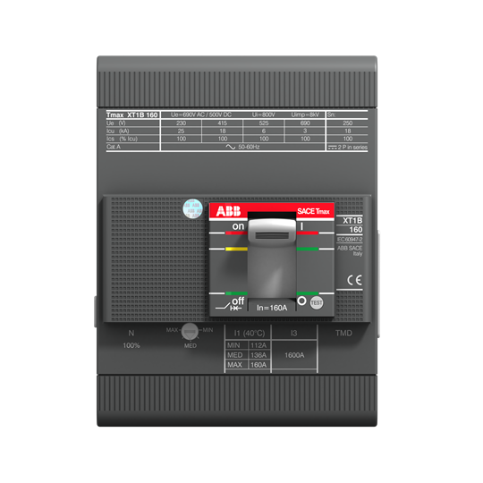  Выключатель автоматический 4п XT1S 160 TMF 20-450 4p F F ABB 1SDA080846R1 