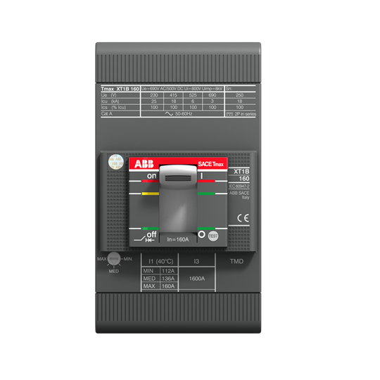  Выключатель автоматический 3п XT1S 160 TMF 20-450 3p F F ABB 1SDA080831R1 