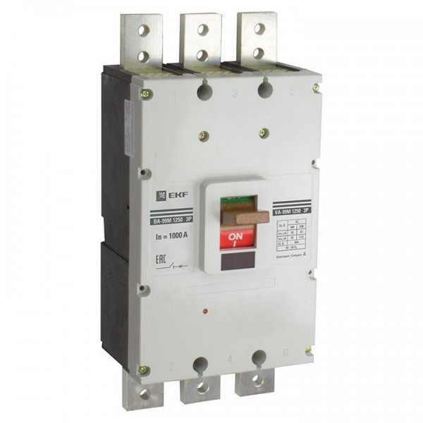  Выключатель автоматический 3п 1250/1250А 35кА ВА-99М PROxima EKF mccb99-1250-1250m 