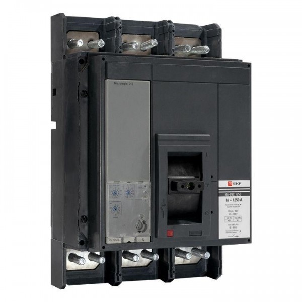  Выключатель автоматический 3п 1250/800А 50кА ВА-99C Compact NS PROxima EKF mccb99C-1250-800 