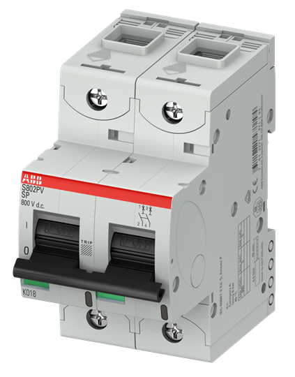  Выключатель автоматический 2п S802PV-SP63 ABB 2CCF019605R0001 
