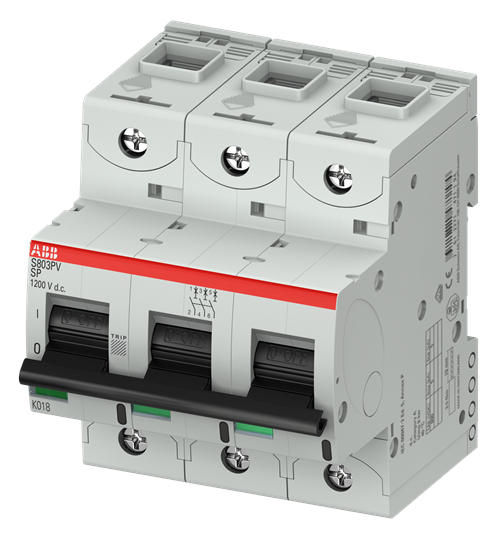  Выключатель автоматический 3п S803PV-SP63 ABB 2CCF019618R0001 