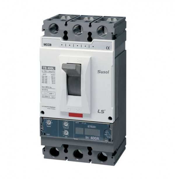  Выключатель автоматический 4п 400А 65кА TS400N ETS33 R EXP LS Electric 0109031800 