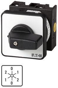  Переключатель полюсов 3п Ie=12А пол.0-1-2-0-1-2 45град. перед. креп. T0-4-8443/E EATON 014043 