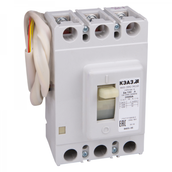  Выключатель нагрузки ВА51-35М2-301810 250А 690AC/440DC НР220..240AC/220DC3 УХЛ3 КЭАЗ 241397 