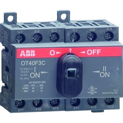  Рубильник реверсивный OT25F3C 25А (20А AC23) ABB 1SCA104863R1001 
