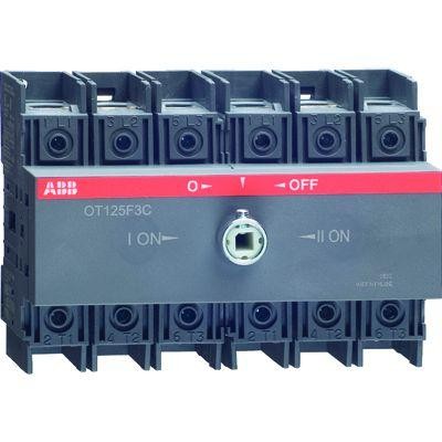 Рубильник реверсивный OT125F3C 125А (90А AC23) ABB 1SCA105037R1001 