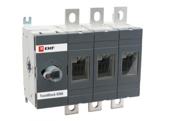  Рубильник 3п 630А без рукоятки управления TwinBlock PROxima EKF tb-s-630-3p 