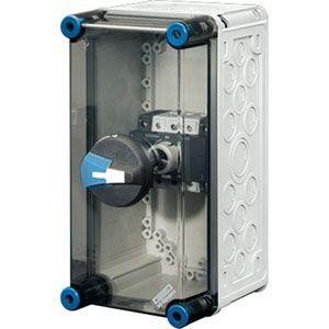  Корпус пластиковый Mi 300х150х216 с выкл. нагрузки IP65 сер. с прозр. крышкой Mi 7104 HENSEL 20001128 