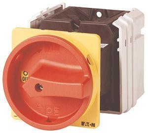  Выключатель главный T5B-3-15284/V/SVB 3P+N+2НО 63А ручка красн./желт. EATON 092482 