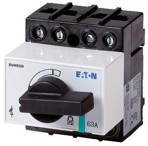  Выключатель-разъединитель Dumeco 3п+прох.N 63А с рукоятью DCM63/1 EATON 1314161 