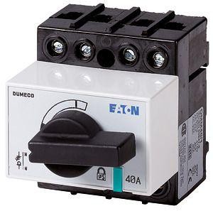  Выключатель-разъединитель Dumeco 3п+прох.N 40А с рукоятью DMM40/1 EATON 1314056 