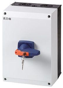  Выключатель-разъединитель 3P+N цилиндрический замок DMM-125/3N/I5/C-B син. ручка EATON 172855 