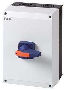  Выключатель-разъединитель 4п замок DMM-160/4/I5/P-B ручка син. EATON 172795 